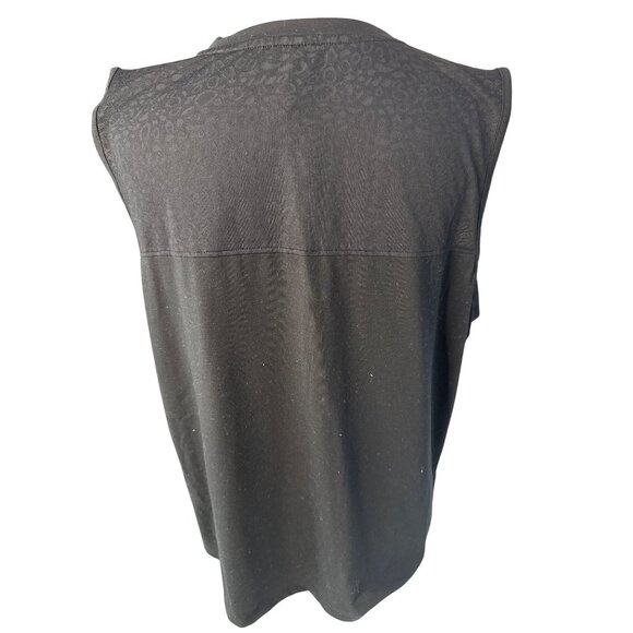 Mondetta Womens Sleeveless Black Athletic Top XL - Picture 3 of 10